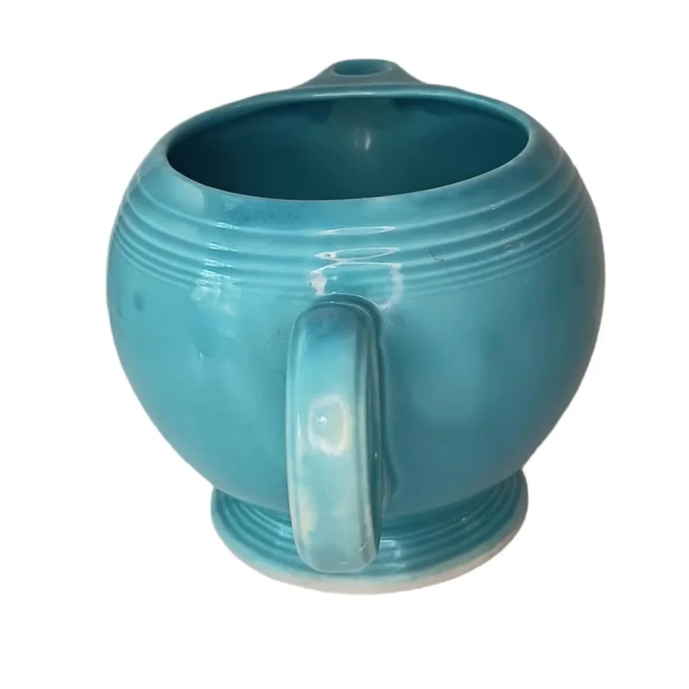 Vintage Fiesta Turquoise Teapot Original HLC No Lid